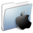 Graphite Stripped Folder Apple Icon 48x48 png